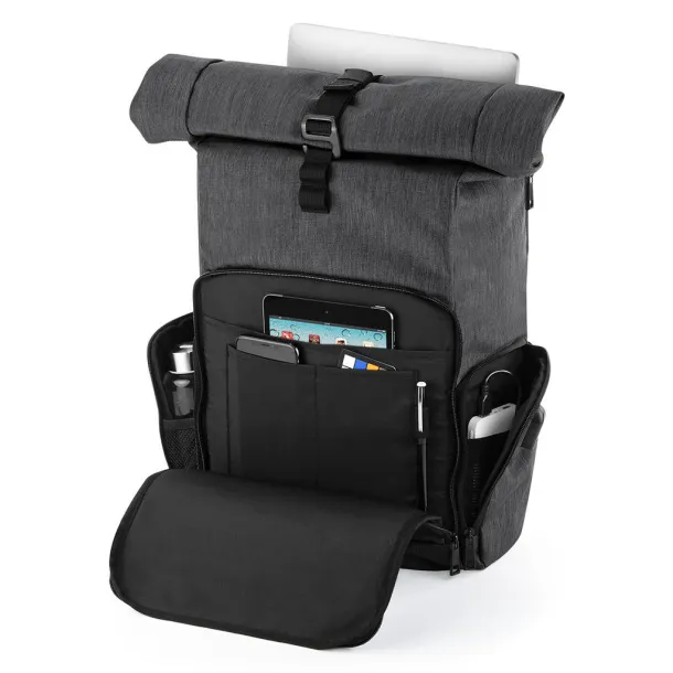  Q-Tech Charge Roll-Top Backpack - Quadra