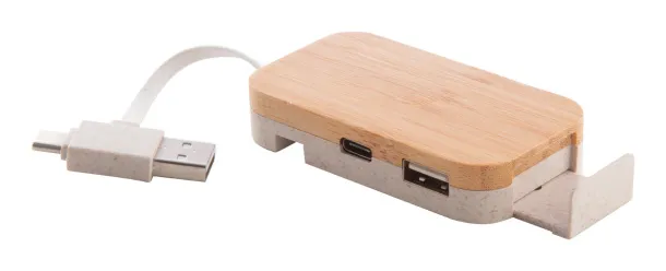 Holbaru USB hub Natural