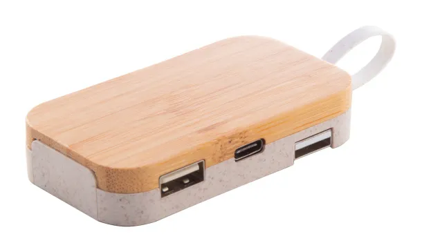 Holbaru USB hub Prirodna