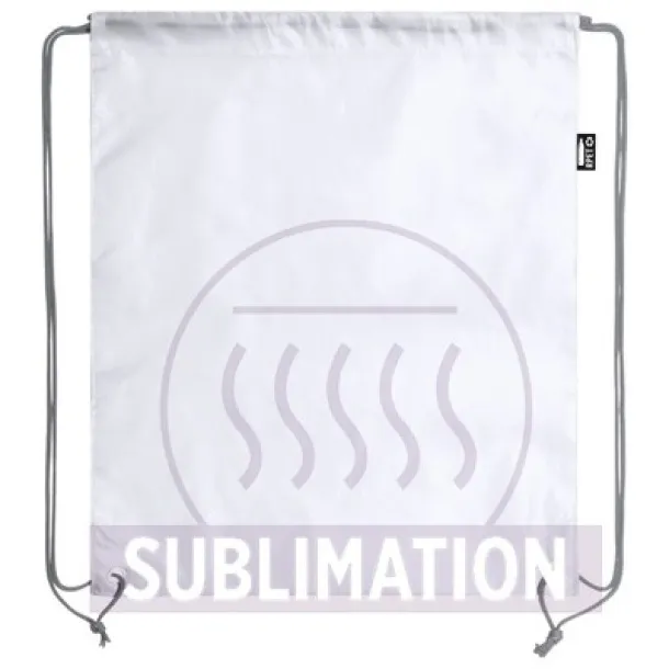  RPET drawstring bag Bijela