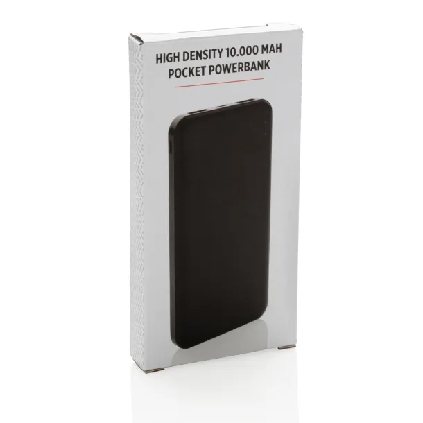  Prijenosna baterija visoke gustoće, 10 000 mAh - XD Collection Crna