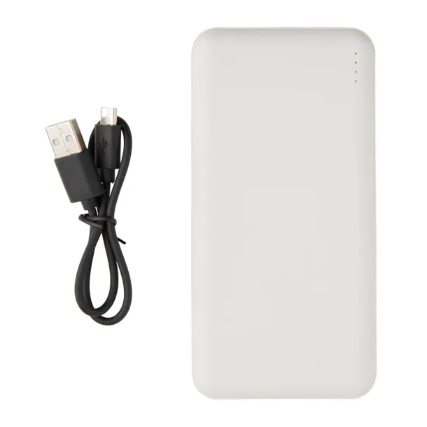  Prijenosna baterija visoke gustoće, 10 000 mAh - XD Collection Bijela
