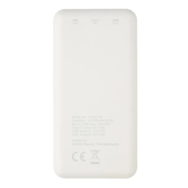  High Density 10.000 mAh Pocket Powerbank - XD Collection White 