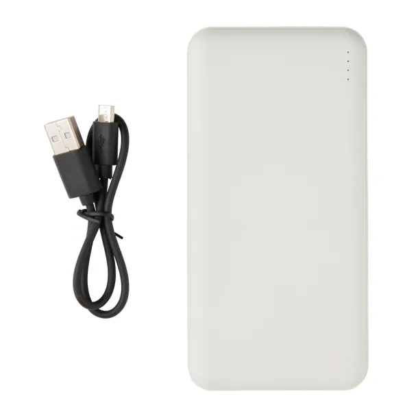  Prijenosna baterija visoke gustoće, 10 000 mAh - XD Collection Bijela