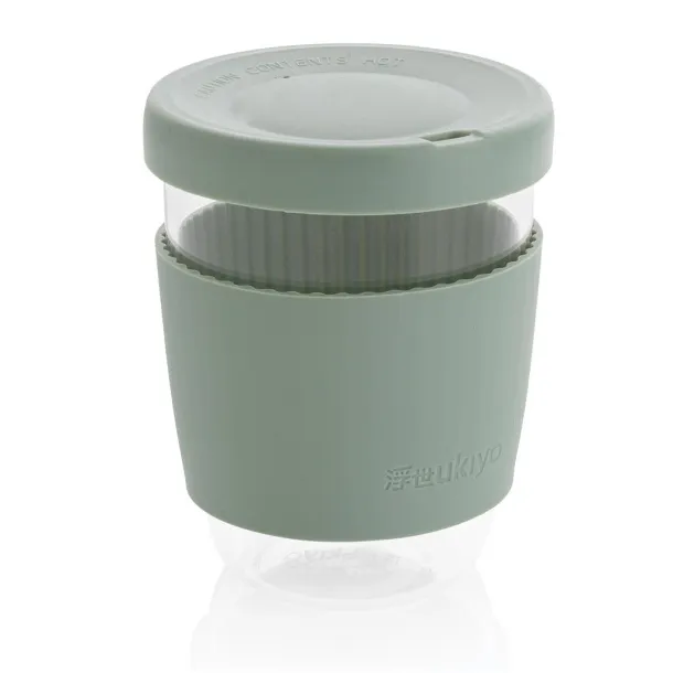  Ukiyo borosilikatna čaša sa silikonskim poklopcem i navlakom, 360 ml - Ukiyo 45533C 