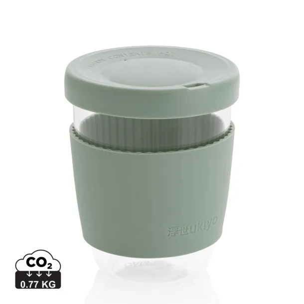  Ukiyo borosilikatna čaša sa silikonskim poklopcem i navlakom, 360 ml - Ukiyo 45533C 