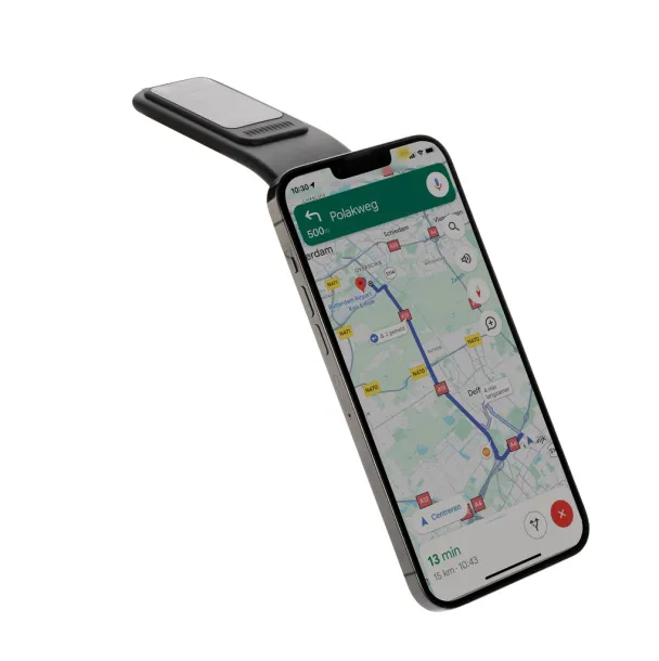 DriveGrip univerzalni magnetni auto držač za mobitel od RCS reciklirane plastike - XD Collection Crna 
