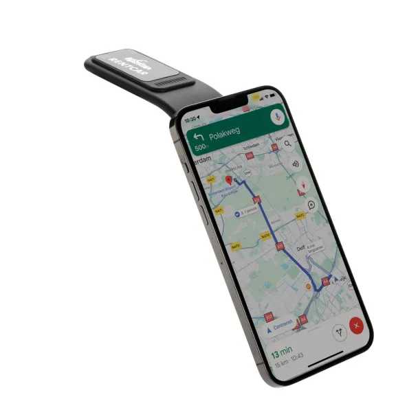 DriveGrip univerzalni magnetni auto držač za mobitel od RCS reciklirane plastike - XD Collection Crna 