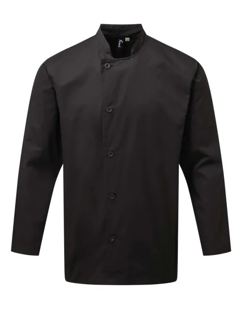  'ESSENTIAL' LONG SLEEVE CHEF'S JACKET - Premier Black