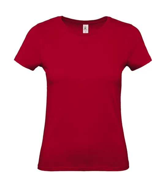  #E150 ženska kratka majica, 145 g/m² - B&C Deep Red