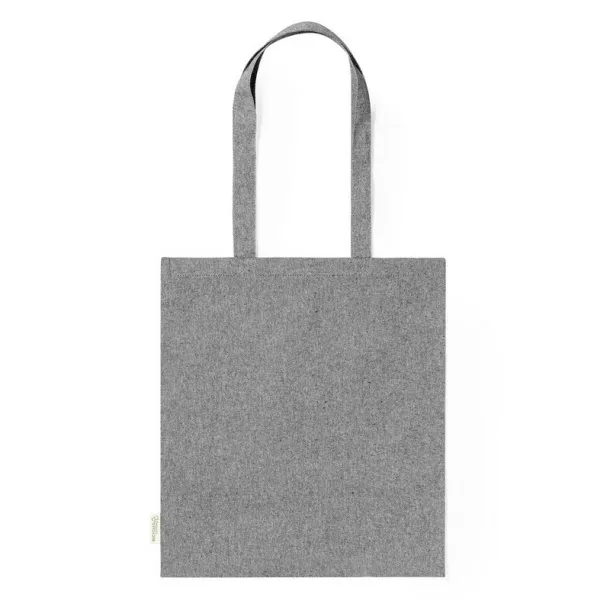  Recycled cotton shopping bag, 140 g/m2 black