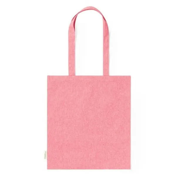  Recycled cotton shopping bag, 140 g/m2 red