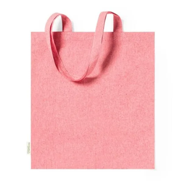  Recycled cotton shopping bag, 140 g/m2 red