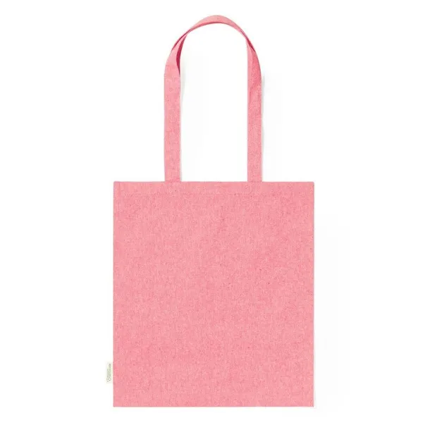  Recycled cotton shopping bag, 140 g/m2 red