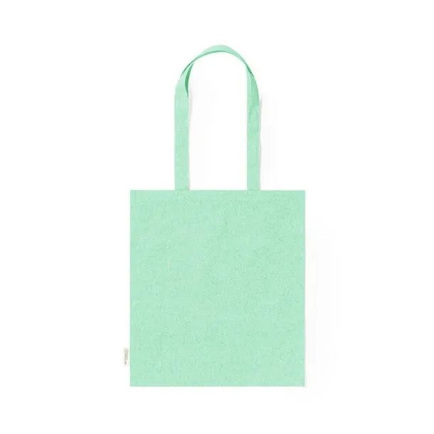  Torba za kupovinu od recikliranog pamuka, 140 g/m2 light green