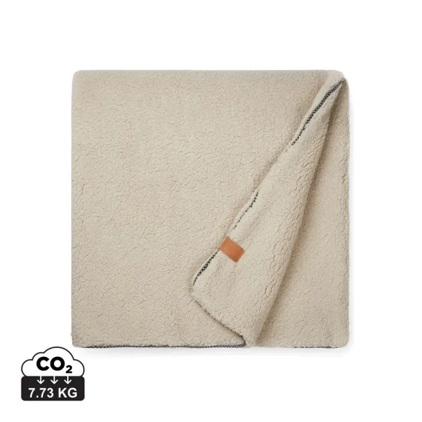  VINGA Maine GRS recycled double pile blanket - Vinga brown 