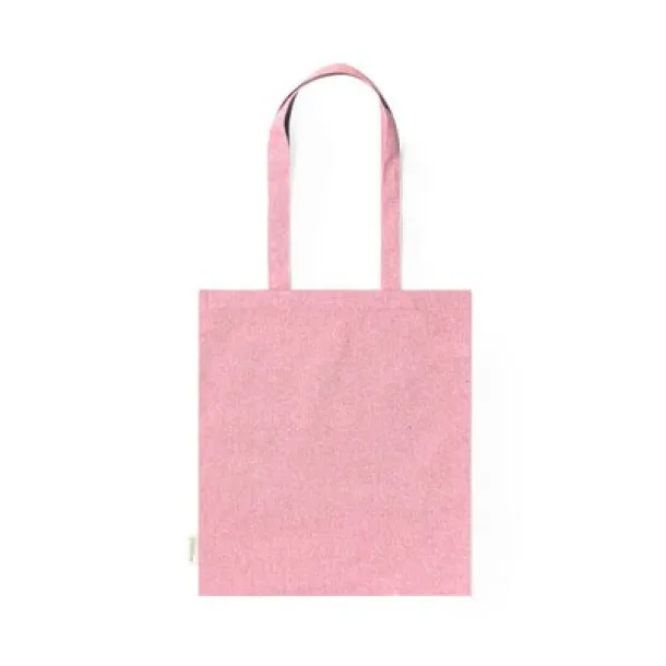  Torba za kupovinu od recikliranog pamuka, 140 g/m2 pink