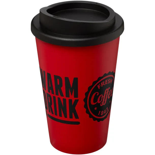 Americano® 350 ml insulated tumbler Solid black Red