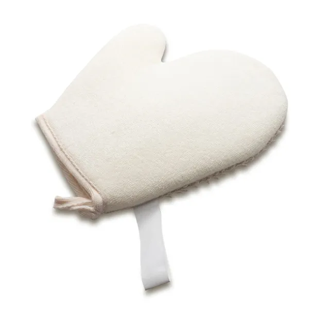 RUB bath and massage mitten Beige