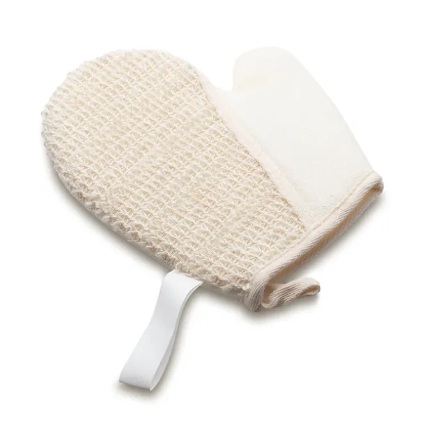 RUB bath and massage mitten Beige