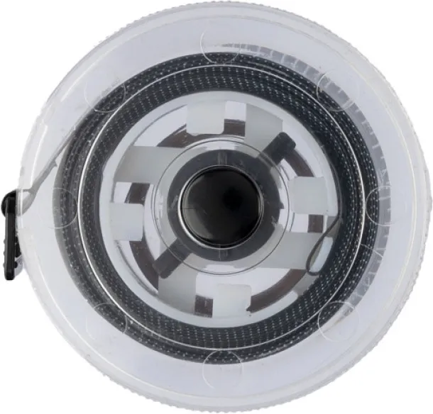 Theo Plastic retractable tape measure  Crna