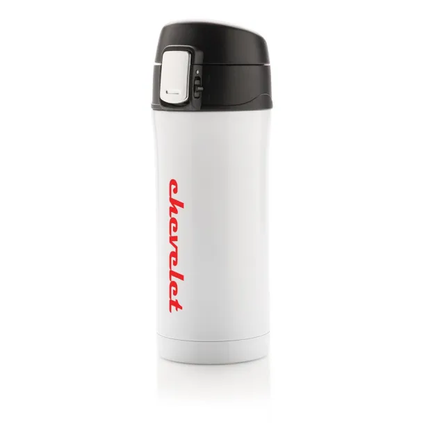  RCS Recycled stainless steel easy lock vacuum mug - XD Collection White 