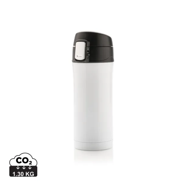  RCS Recycled stainless steel easy lock vacuum mug - XD Collection White 