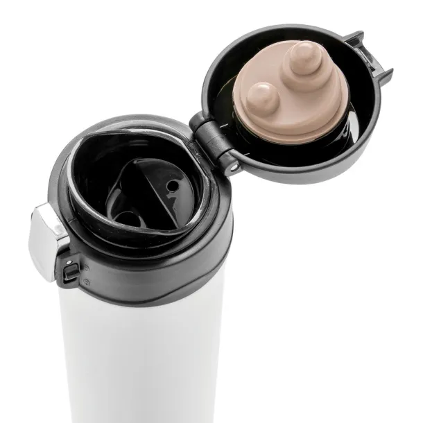  RCS Recycled stainless steel easy lock vacuum mug - XD Collection White 