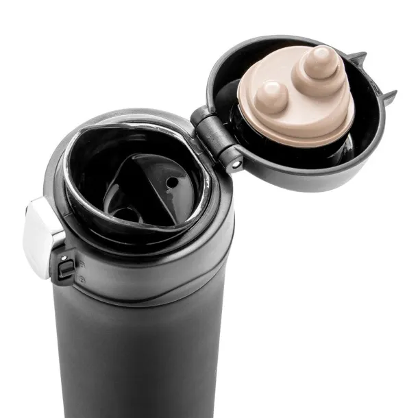  RCS Recycled stainless steel easy lock vacuum mug - XD Collection Black 