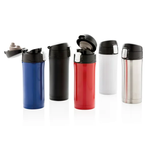  RCS Recycled stainless steel easy lock vacuum mug - XD Collection Black 