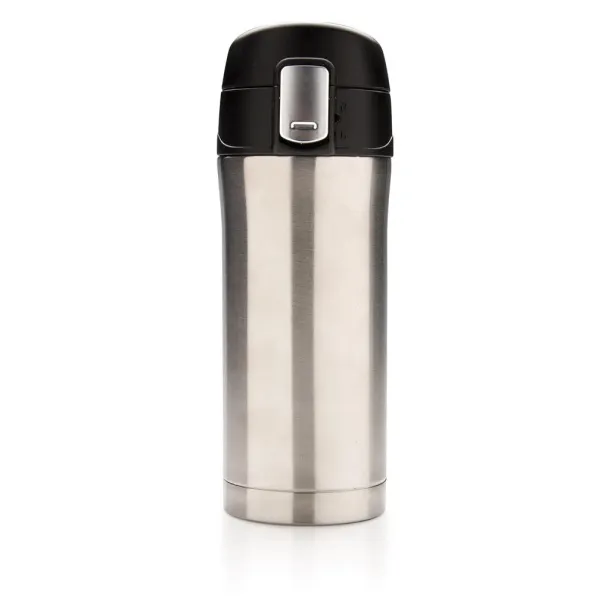  RCS Recycled stainless steel easy lock vacuum mug - XD Collection Silver 