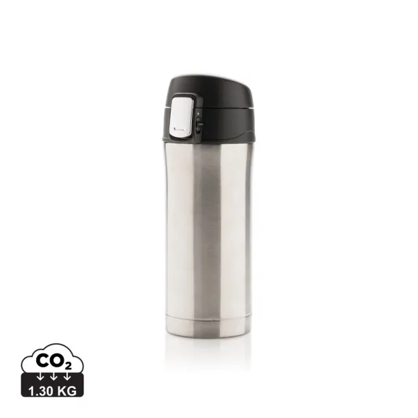  RCS Recycled stainless steel easy lock vacuum mug - XD Collection Silver 