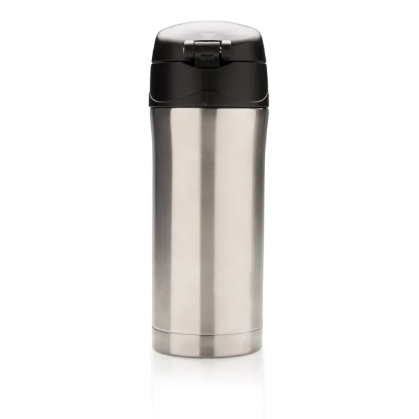  RCS Recycled stainless steel easy lock vacuum mug - XD Collection Silver 