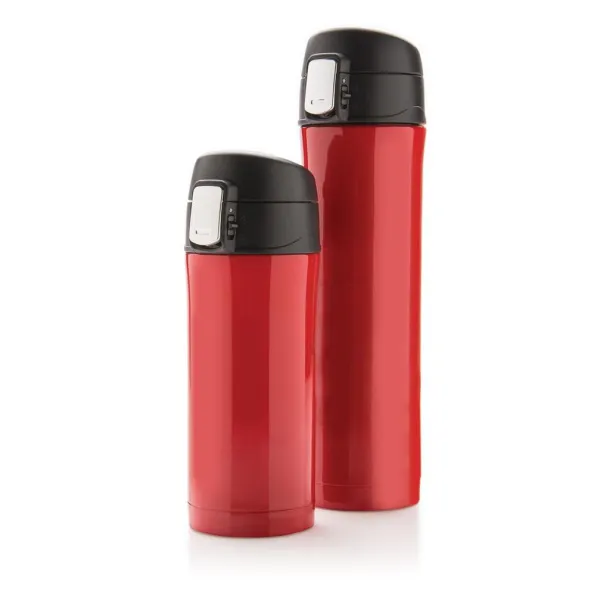  RCS Recycled stainless steel easy lock vacuum mug - XD Collection Red 