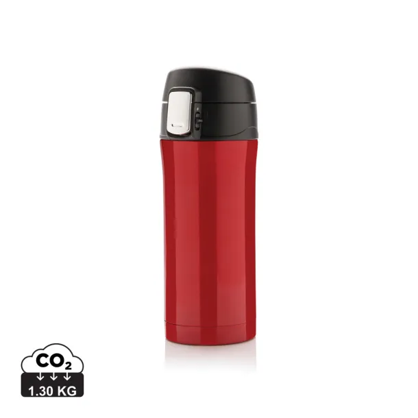  RCS Recycled stainless steel easy lock vacuum mug - XD Collection Red 