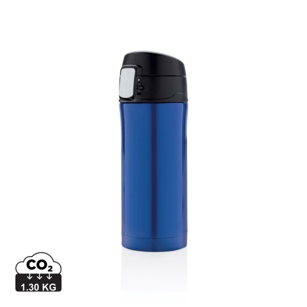  RCS Recycled stainless steel easy lock vacuum mug - XD Collection Blue 