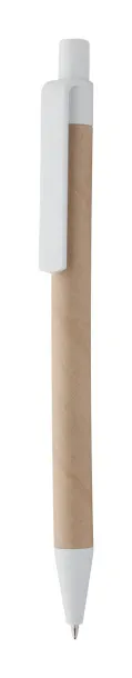 Ecolour ballpoint pen Beige White