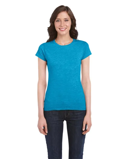  SOFTSTYLE® LADIES' T-SHIRT - Gildan Heather Sapphire