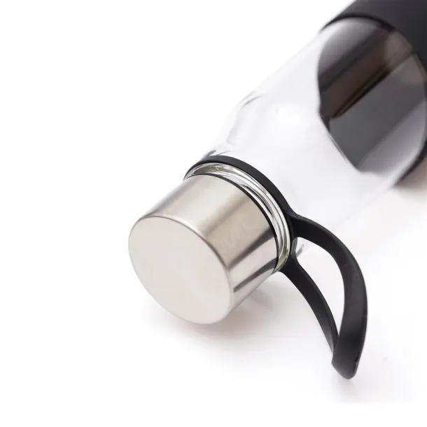  VINGA Lean staklena boca za vodu, 550ml - Vinga Crna