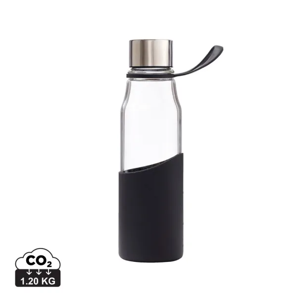  VINGA Lean Glass Water Bottle - Vinga Black 