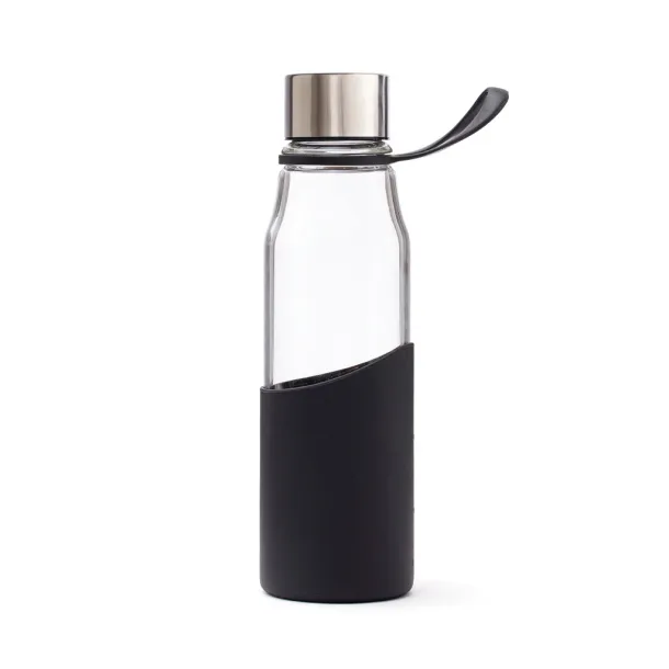  VINGA Lean Glass Water Bottle - Vinga Black 