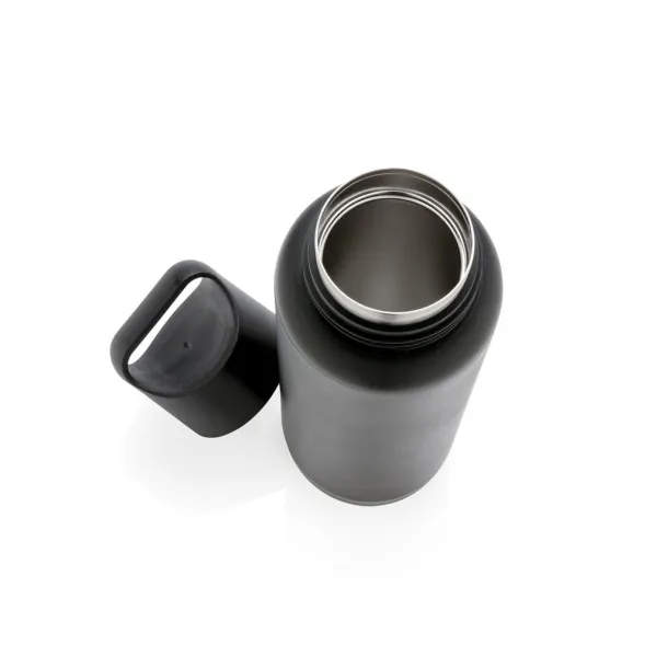  Light up logo leak proof flask Black