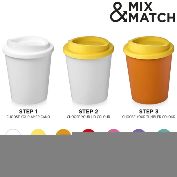 Americano® Espresso 250 ml insulated tumbler White Crna