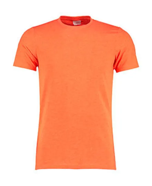  Fashion Fit Superwash® 60º Tee - Kustom Kit Bright Orange Marl