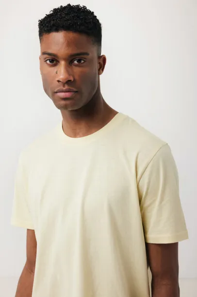  Iqoniq Sierra lightweight recycled cotton t-shirt  - iqoniq cream yellow 