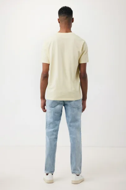  Iqoniq Sierra lightweight recycled cotton t-shirt  - iqoniq cream yellow 