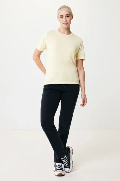  Iqoniq Sierra lightweight recycled cotton t-shirt  - iqoniq cream yellow 