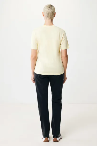  Iqoniq Sierra lightweight recycled cotton t-shirt  - iqoniq cream yellow 