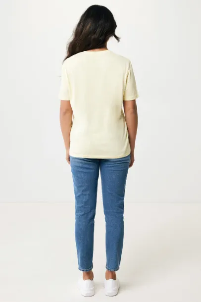  Iqoniq Sierra lightweight recycled cotton t-shirt  - iqoniq cream yellow 