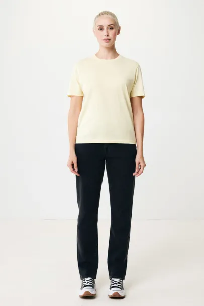  Iqoniq Sierra lightweight recycled cotton t-shirt  - iqoniq cream yellow 